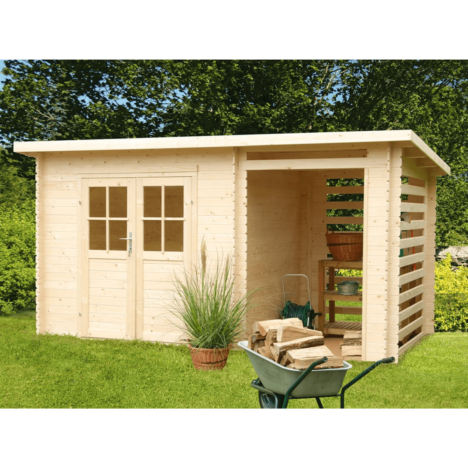 Abri de jardin Bois – 7.44 m2 – Prix usine – DESTOCKAGE