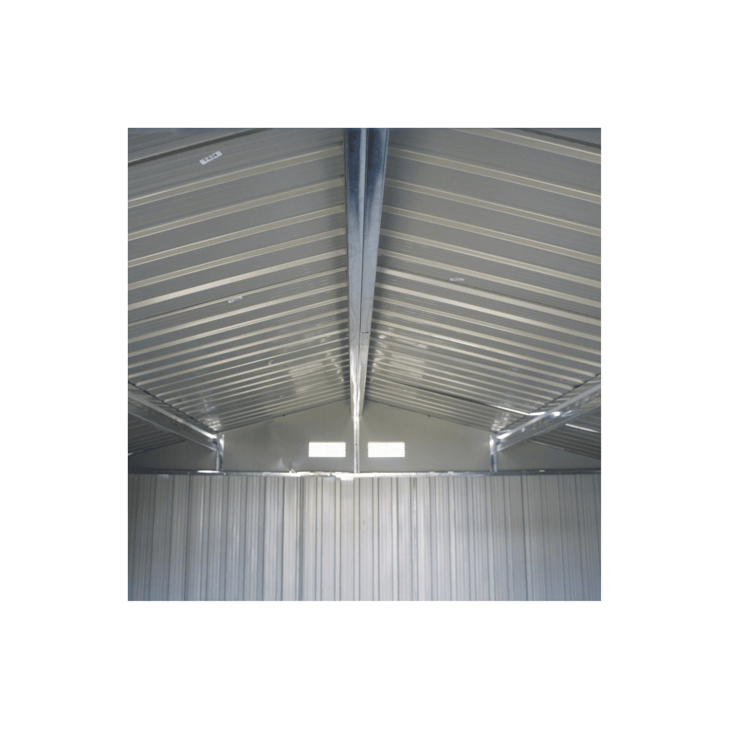 Abri de jardin métal aspect bois - Miniature 5