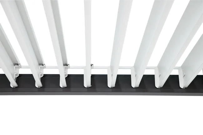 Pergola bioclimatique autoportante Prima, aluminium gris anthracite 12m² - Miniature 3