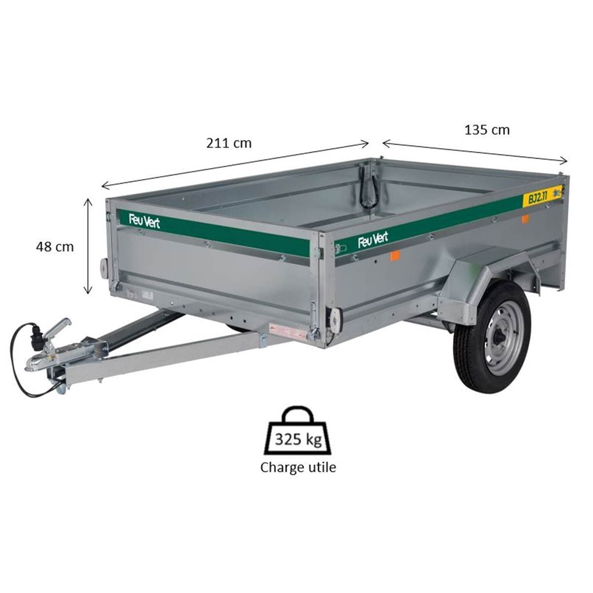 Remorque FEU VERT BJ2.11 - Miniature 2