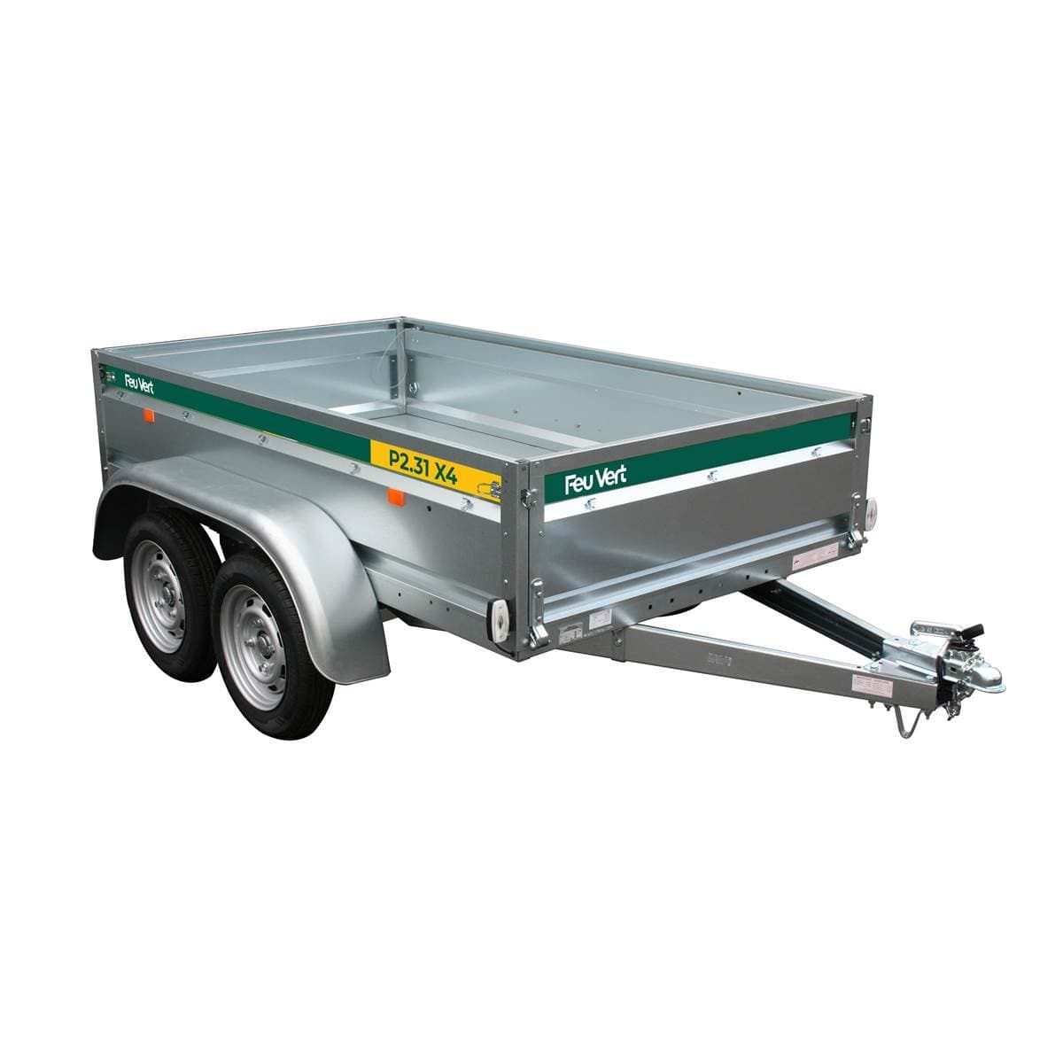 Remorque FEU VERT P2.31X4 - 2 essieux
