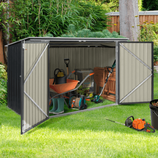 Abri jardin métal – 2.2 m2 – Porte à verrouillage - Image 1